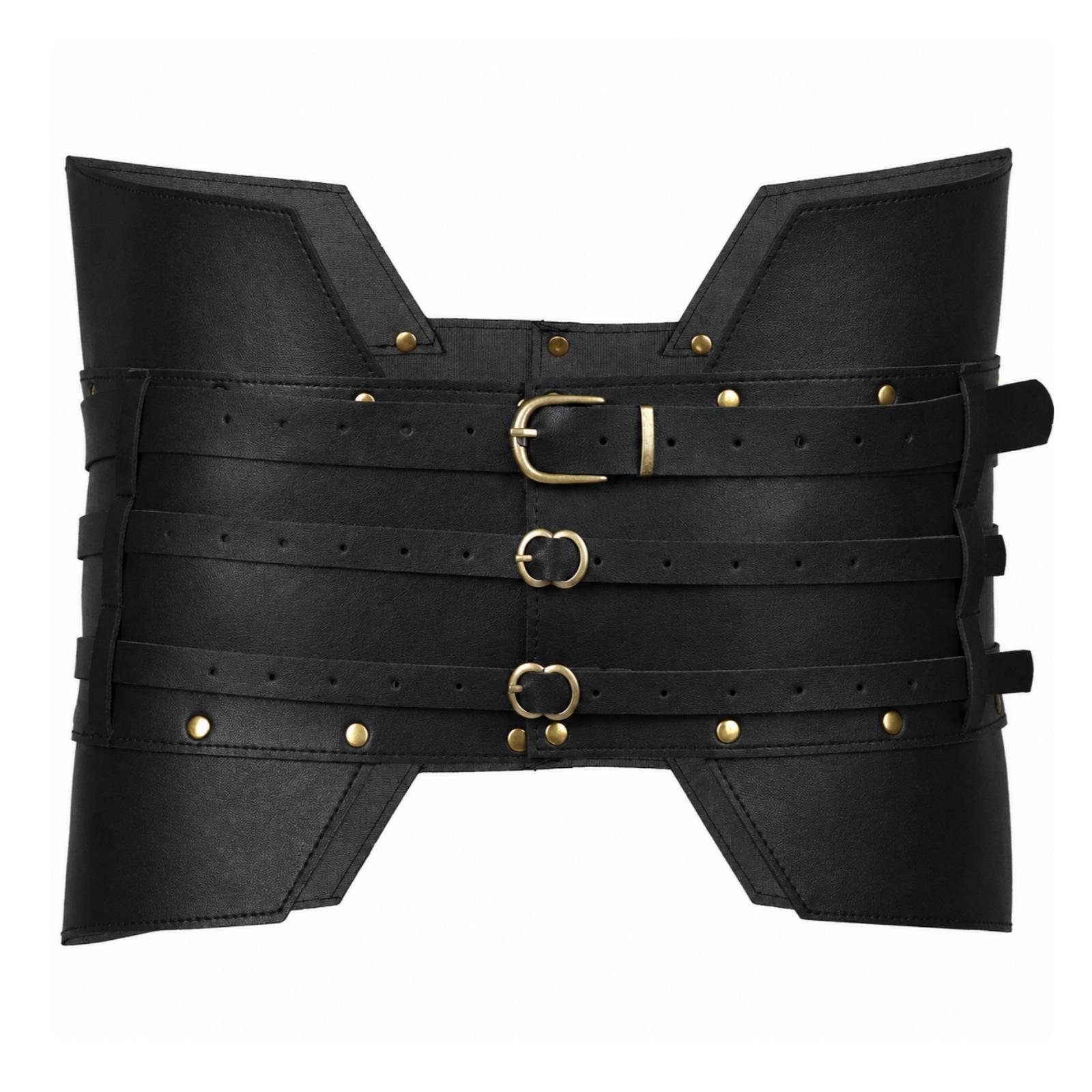 Costumes - Adjustable Faux Leather Medieval Waist Belt
