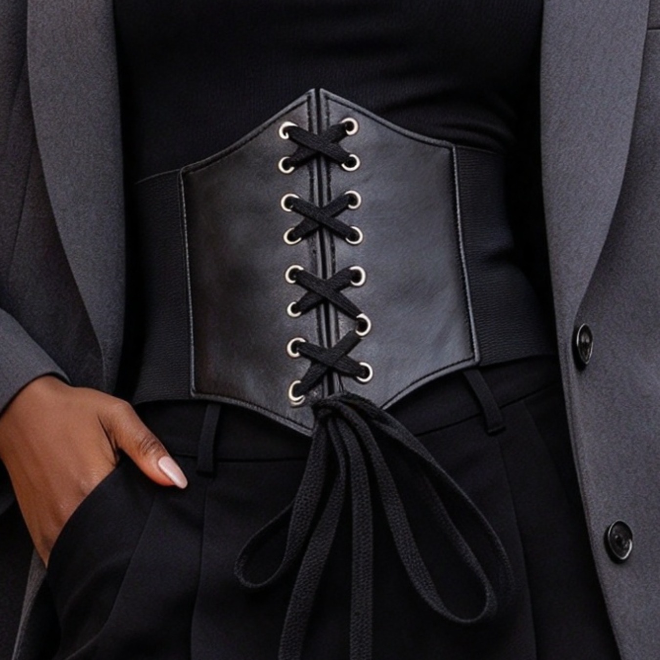 Women Court Style Corset Lace  - Costumes recension och pris