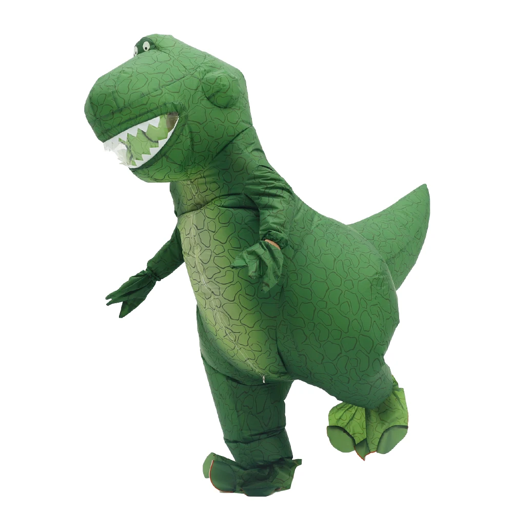 Green Dinosaur Inflatable Cost - Inflatable Dinosaur Costume Adult recension och pris
