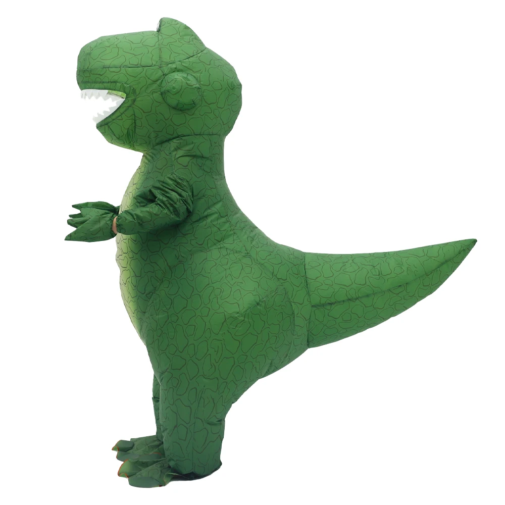 Green Dinosaur Inflatable Cost - Inflatable Dinosaur Costume Adult recension och pris