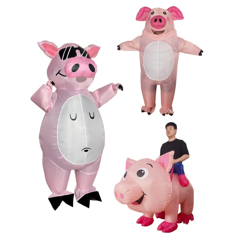 Pig Riding Standing Pig Inflat - Costumes recension och pris