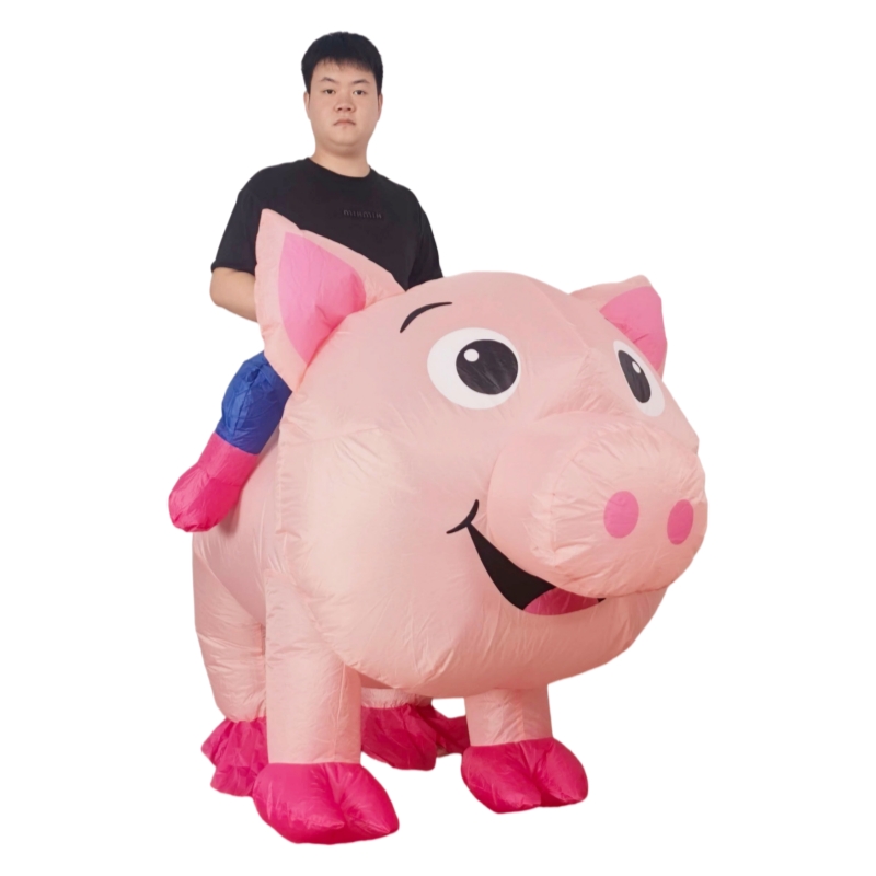 Pig Riding Standing Pig Inflat - Costumes recension och pris