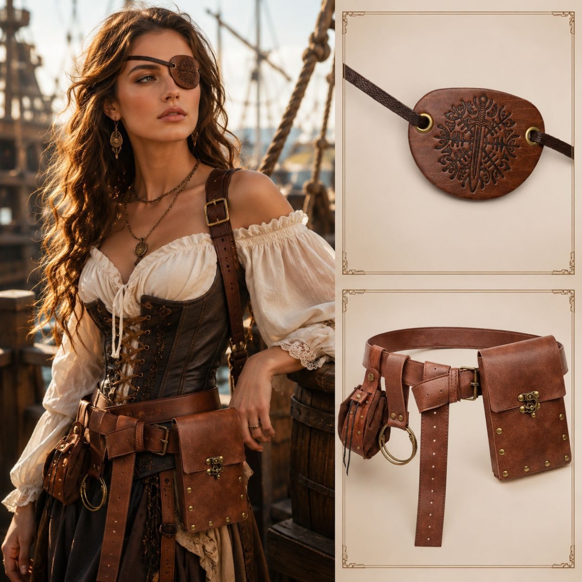 Medieval Retro Belts, Pouches, - Costumes recension och pris