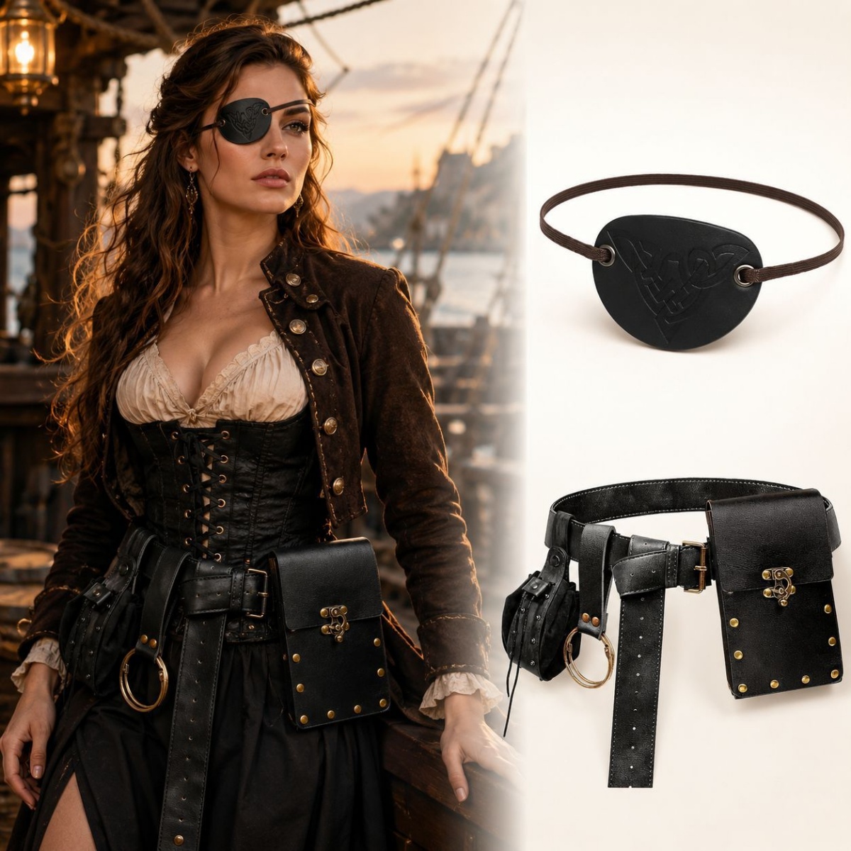 Medieval Retro Belts, Pouches, - Costumes recension och pris