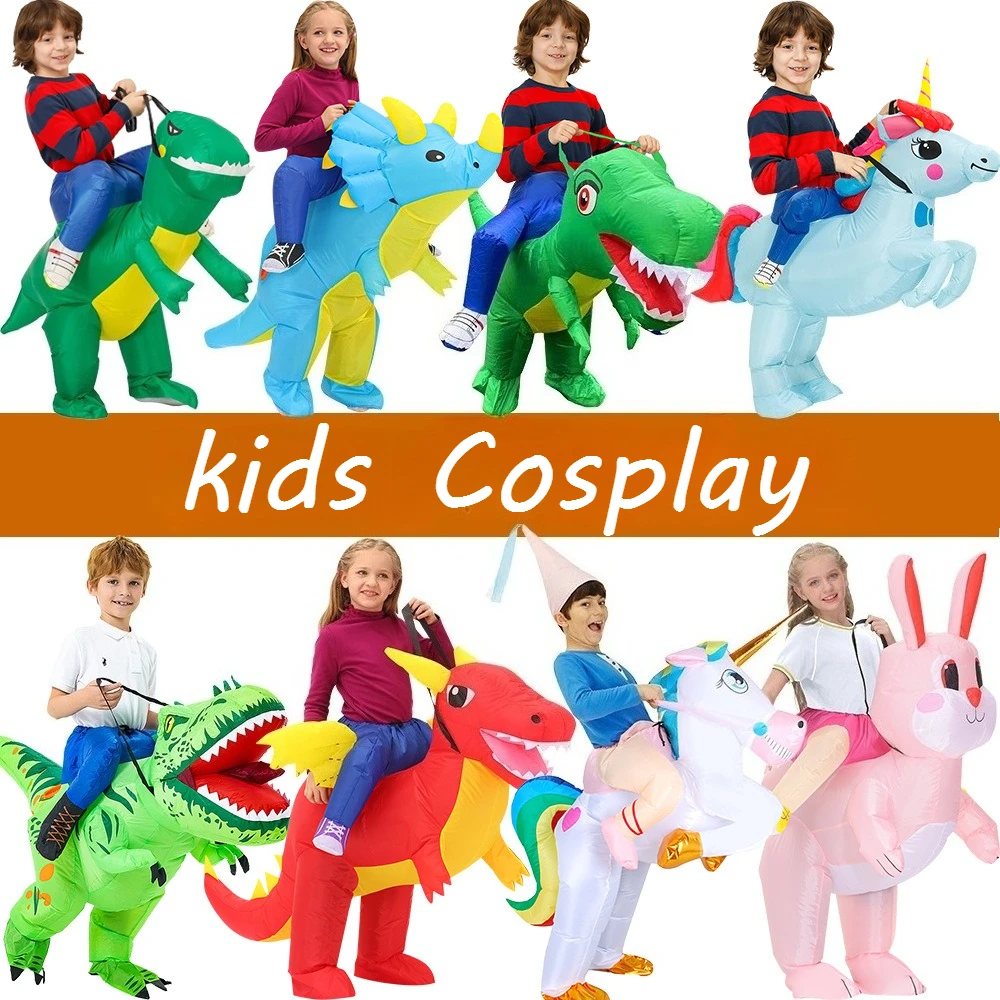 New Hot Sale Funny Child Adult - Inflatable Dinosaur Costume Adult recension och pris