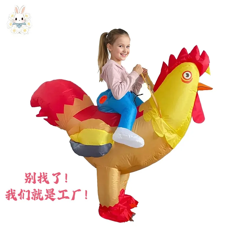 New Hot Sale Funny Child Adult - Inflatable Dinosaur Costume Adult recension och pris