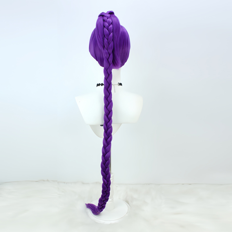 KPOP Women's Purple Cosplay Wi - Anime Cosplay Wig Heat Resistant recension och pris