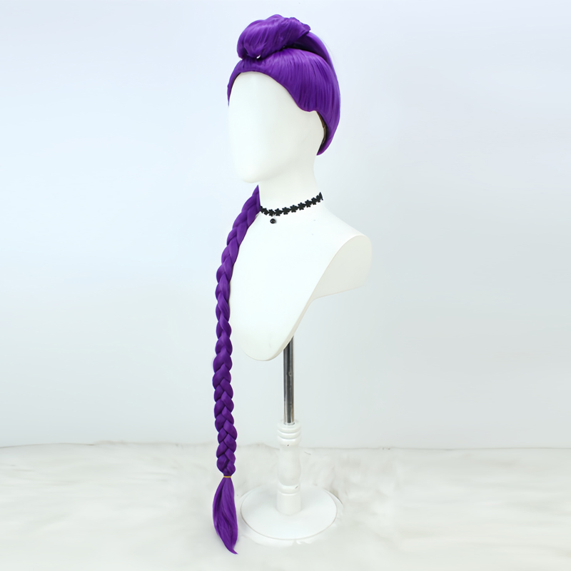 KPOP Women's Purple Cosplay Wi - Anime Cosplay Wig Heat Resistant recension och pris