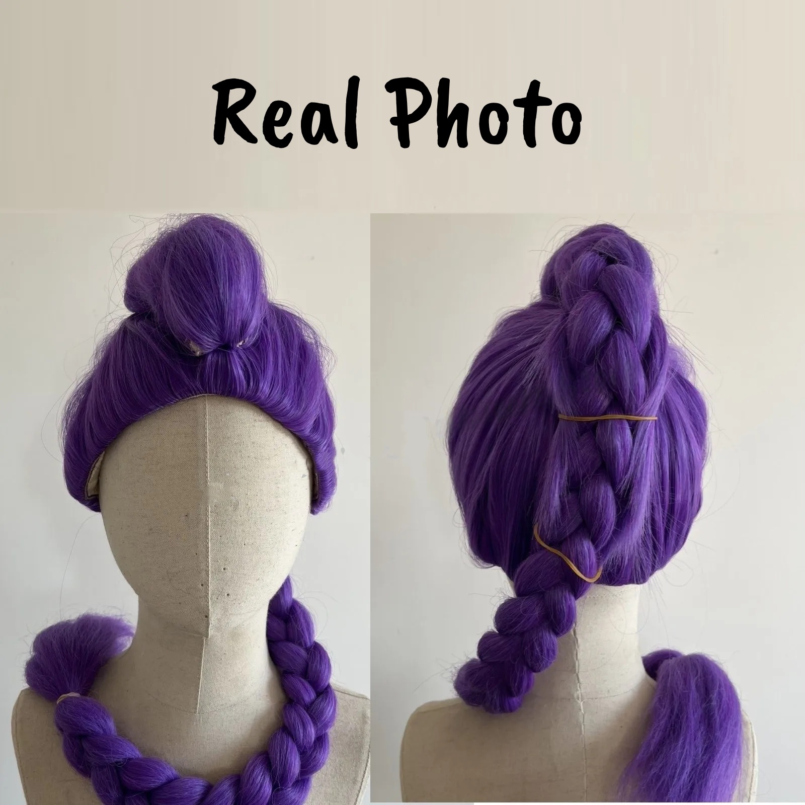 KPOP Women's Purple Cosplay Wi - Anime Cosplay Wig Heat Resistant recension och pris