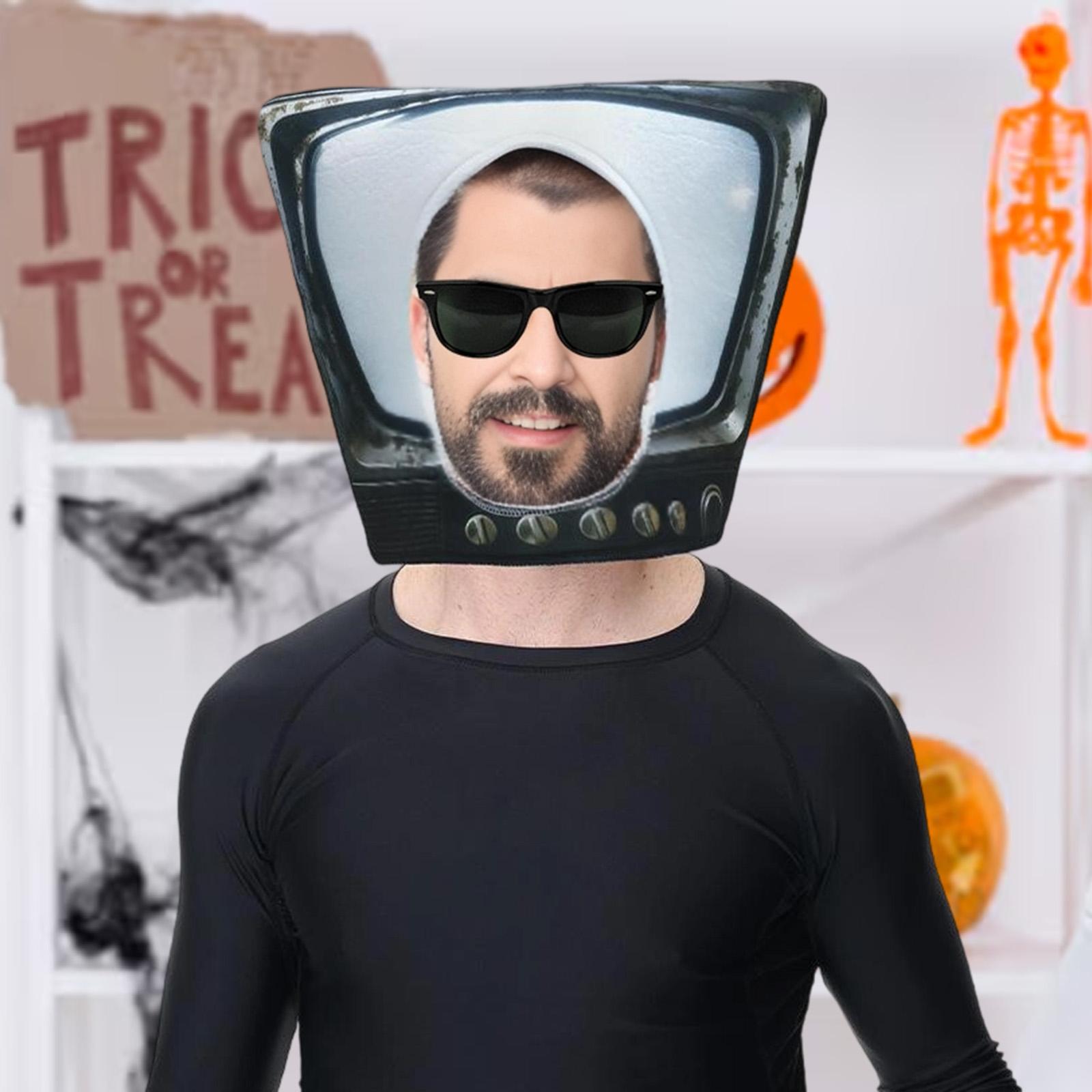 Novelty Cute TV Mask Hat for H - Costumes recension och pris