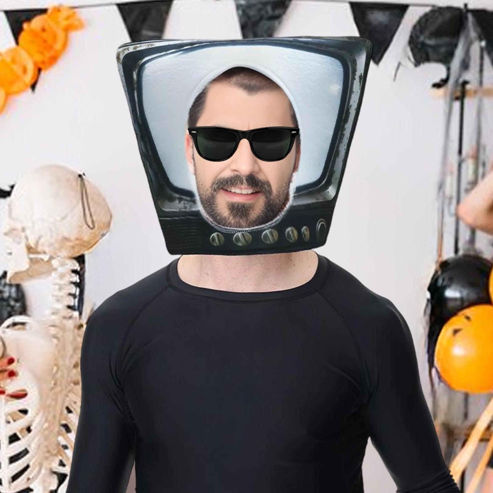 Novelty Cute TV Mask Hat for H - Costumes recension och pris
