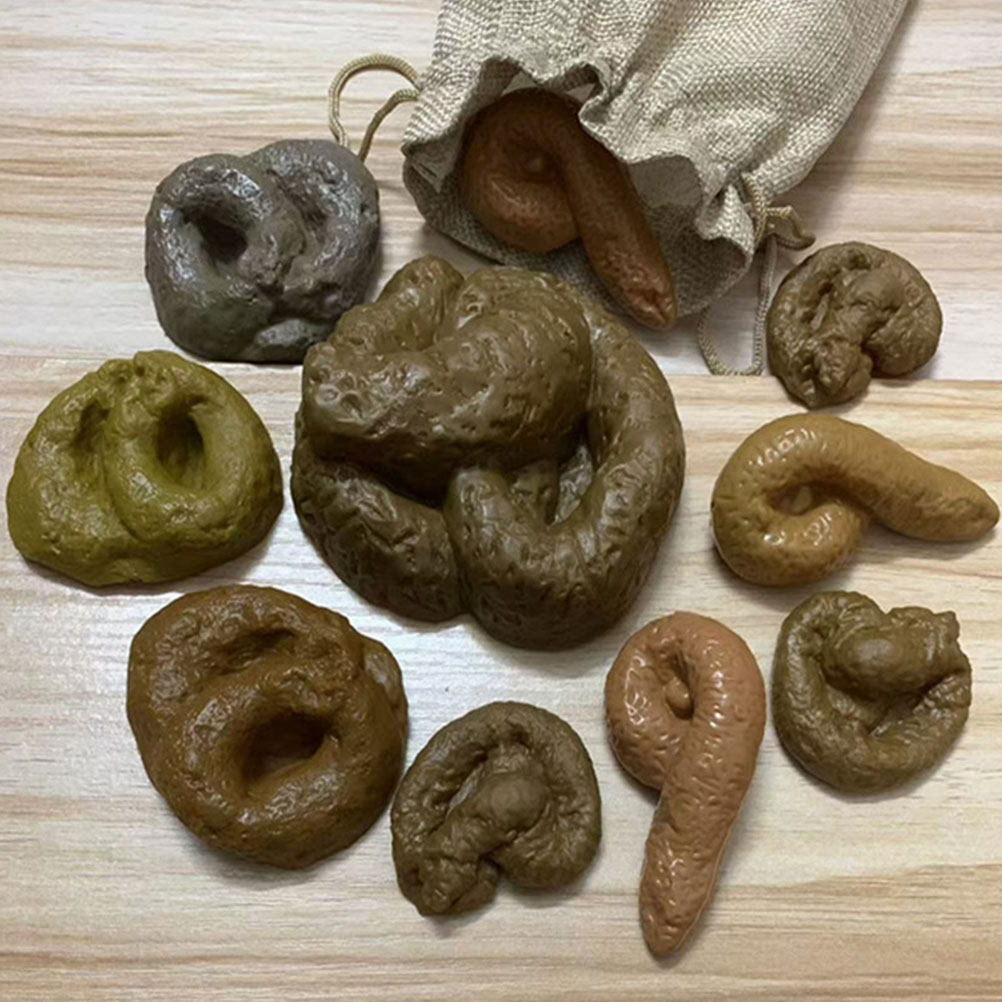 10Pcs Fake Poop Prank Set Apri - Fake Poop Gag Gift recension och pris