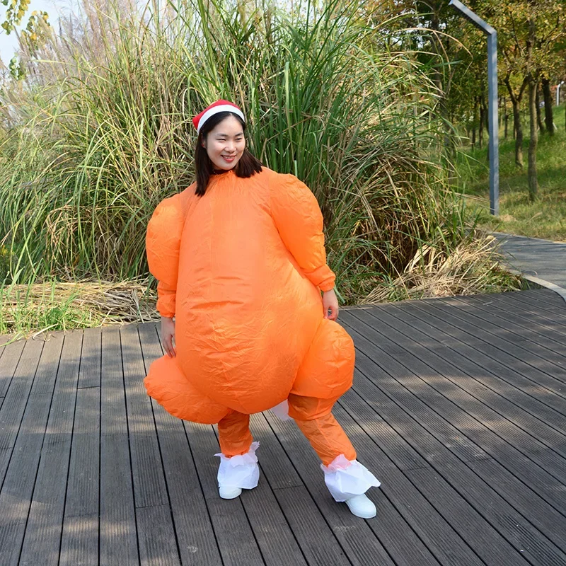 Inflatable Roast Turkey Costum - Inflatable Dinosaur Costume Adult recension och pris