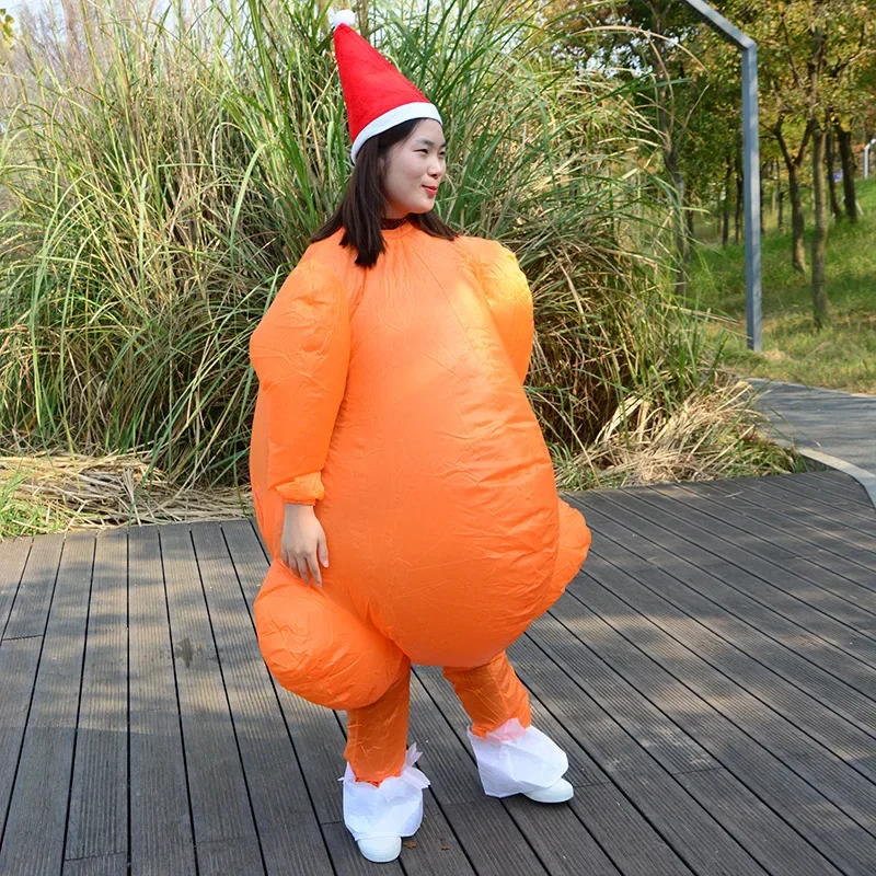 Inflatable Roast Turkey Costum - Inflatable Dinosaur Costume Adult recension och pris