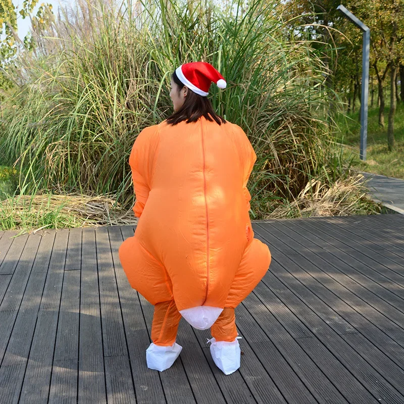 Inflatable Roast Turkey Costum - Inflatable Dinosaur Costume Adult recension och pris