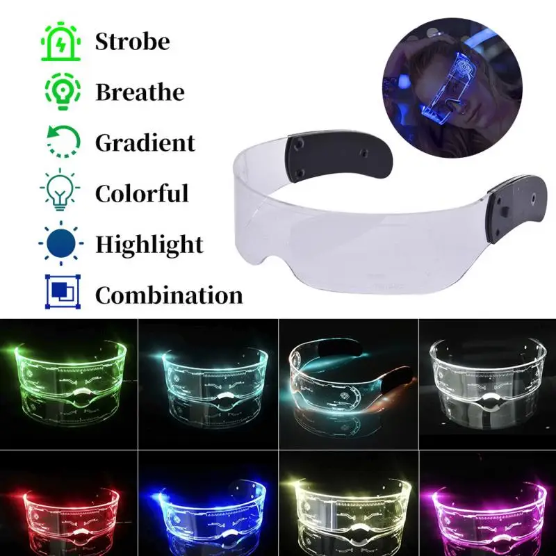 LED Glasses Glow Party Seven C - Glow In The Dark Party Glasses recension och pris