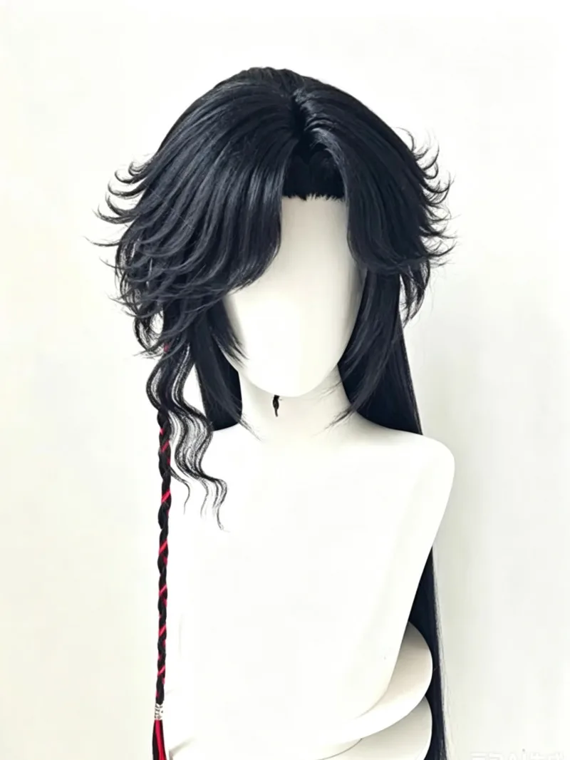 Hua Cheng Styled Wig Tian Guan - Anime Cosplay Wig Heat Resistant recension och pris
