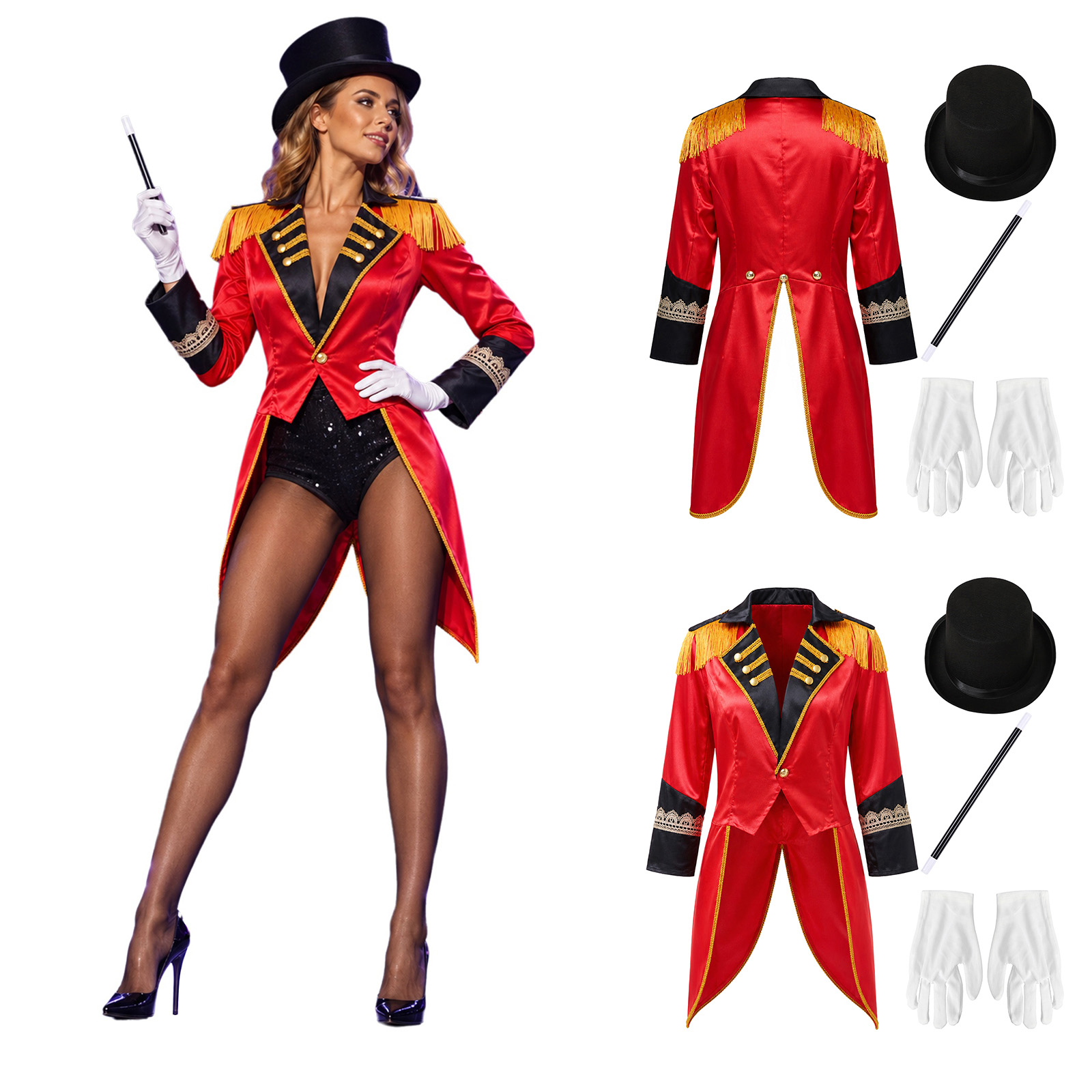 Womens Magician Circus Ringmas - Magic Tricks recension och pris