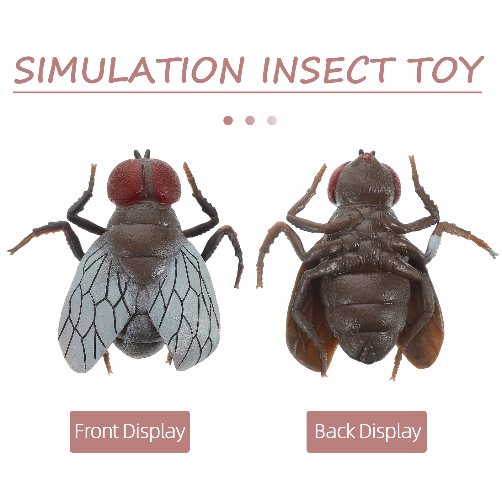 Realistic Fly Insect Toy for K - Prank Toys recension och pris