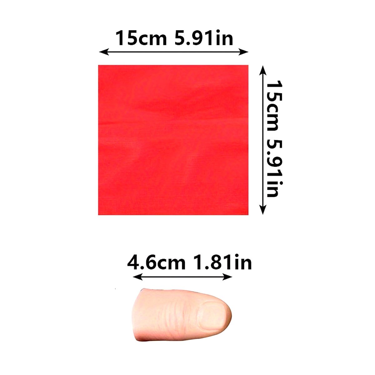 3Sets Scarf-Vanish Thumb Tip M - Thumb Tip Magic Trick Set recension och pris
