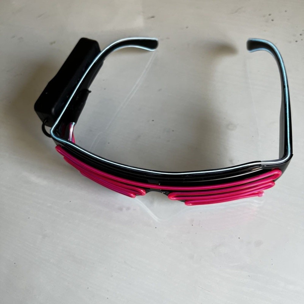 Fashion Wireless LED Glowing G - Glow In The Dark Party Glasses recension och pris