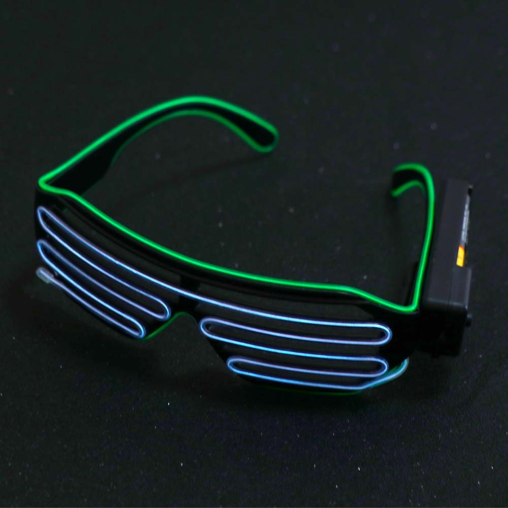 Fashion Wireless LED Glowing G - Glow In The Dark Party Glasses recension och pris