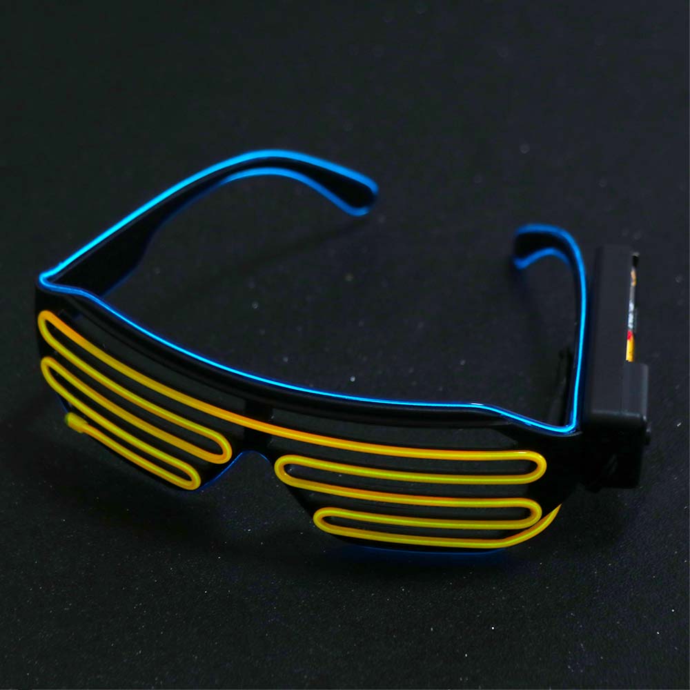 Fashion Wireless LED Glowing G - Glow In The Dark Party Glasses recension och pris