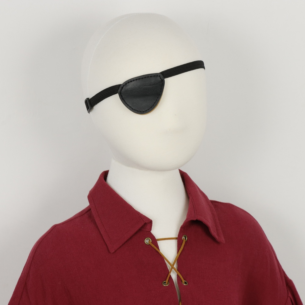 Black PU Leather Pirate Eyepat - Costumes recension och pris