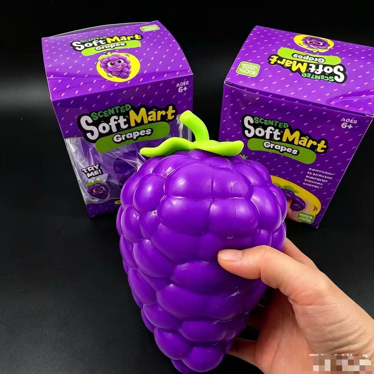 2026 Jumbo Grape Fruit Squishy - Novelty Gifts recension och pris