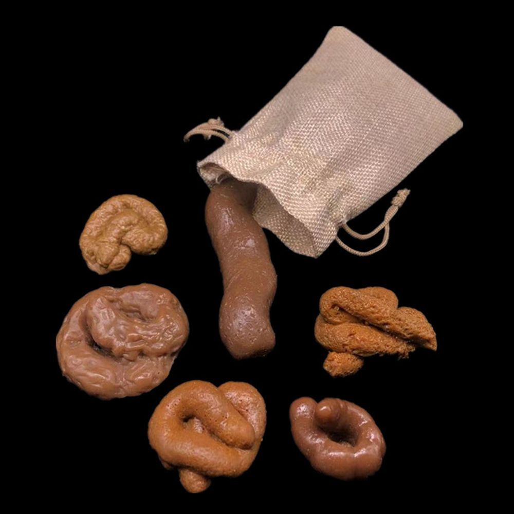 6Pcs Joke Tricky  Gadget Squis - Fake Poop Gag Gift recension och pris