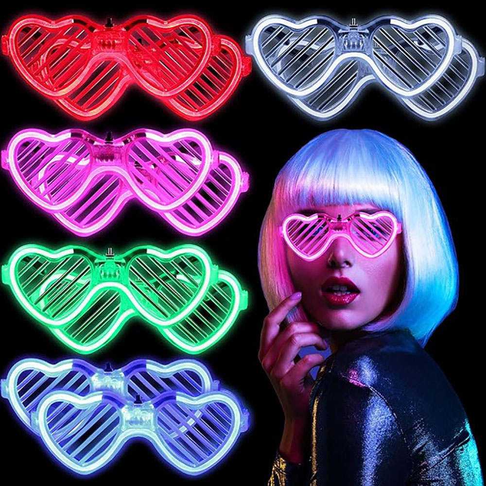 5/10/15/20/30 Pcs Led Neon Par - Glow In The Dark Party Glasses recension och pris