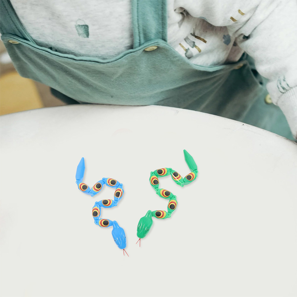 8Pcs Wiggly Jointed Snake Toys - Prank Toys recension och pris