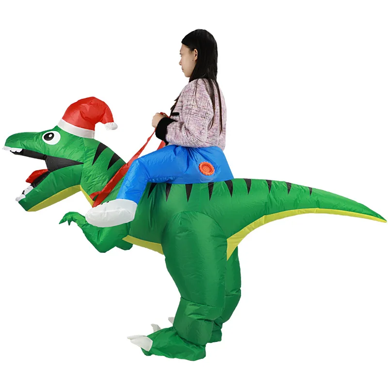 Tyrannosaurus Rex Christmas In - Inflatable Dinosaur Costume Adult recension och pris